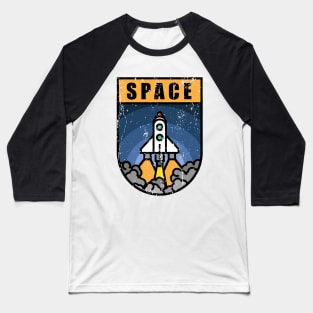 Rocket Launch Baseball T-Shirt